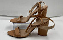 Load image into Gallery viewer, Authentic Tory Burch Womens Beige Leather Ankle Strap Sandals Sz 7M Damaged Worn
