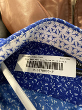 Load image into Gallery viewer, Nine West Mens Blue White Printed Classic Fit Dress Shirt Size M 15-15.5 34/35
