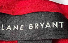 Load image into Gallery viewer, Lane Bryant Womens Red Flat Front Zipper Pockets Belt Loops Ankle Pants Size 16
