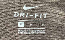 Load image into Gallery viewer, Nike Mens Dri-Fit Brown Short Sleeve Henley Neck Golf Polo Shirt Size Medium
