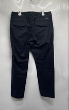 Load image into Gallery viewer, Banana Republic Mens Black Flat Front Straight Leg Chino Pants Size 36X30
