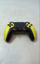 Load image into Gallery viewer, Unbranded Black Yellow Ergonomic Grips 2.4GHz Wireless Controller Untested
