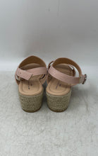 Load image into Gallery viewer, Marc Fisher Kids Marren Pink Glitter Wedge Heel Espadrille Sandals Size 4/2.5
