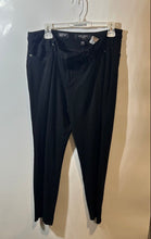 Load image into Gallery viewer, Nine West Womens Black Denim Cigarette Fit Skinny Leg Jeans Pants Size 16/33
