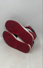 Load image into Gallery viewer, Nike Womens Air Jordan 1 Retro High White Red Black Sneaker Shoes Size 8.5
