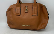 Load image into Gallery viewer, Christian Siriano Womens Brown Inner Pockets Double Handle Satchel Handbag
