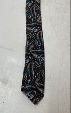Load image into Gallery viewer, Guy Laroche Mens Multicolor Leaf Print Silk Pointed Tie One Size
