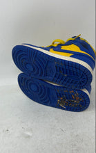 Load image into Gallery viewer, Nike Baby Boys Air Jordan 1 FD2598-700 Blue And Yellow Sneakers Shoes Size 8C
