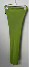 Load image into Gallery viewer, Zara Womens Green Ribbed Knitted Sleeveless Midi Bodycon Dress Size Medium
