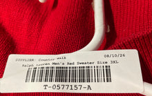Load image into Gallery viewer, Lauren Jeans Co. By Ralph Lauren Womens Red Knit Pullover Polo Sweater Size 3X
