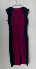 Load image into Gallery viewer, Enfocus Studio Womens Blue Purple Sleeveless Knee Length Sheath Dress Size 4
