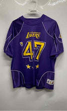 Load image into Gallery viewer, Ultra Game Mens Purple And Yellow Los Angeles Lakers #47 NBA Jersey Size L
