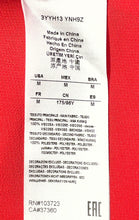 Load image into Gallery viewer, Armani Exchange Womens Red 3/4 Sleeve V-Neck Collarless Blouse Top Size Medium
