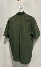 Load image into Gallery viewer, Tommy Hilfiger Mens Green Plaid Short Sleeve Regular Fit Button-Up Shirt Size L
