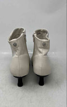 Load image into Gallery viewer, Anne Klein Womens Frankie White Pointed Toe Kitten Heel Ankle Bootie Size 6.5M
