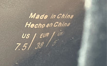 Load image into Gallery viewer, Aldo Womens Black Suede Open Toe Slip-On Block Heel Slide Sandals Size 7.5
