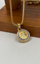 Load image into Gallery viewer, Authentic Swarovski Women's Gold Tone Necklace With Pendant.
