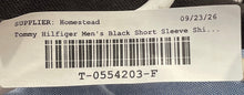 Load image into Gallery viewer, Tommy Hilfiger Mens Black Cotton Custom Fit Short Sleeve Polo Shirt Size Large
