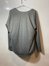 Load image into Gallery viewer, The North Face Womens Gray V-Neck Long Sleeve Activewear Pullover T-Shirt Sz XL
