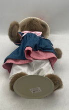 Load image into Gallery viewer, Russ Berrie Vintage Edition Collectible Bear Plush Toy In Denim Dress
