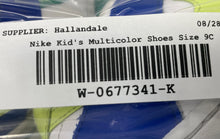 Load image into Gallery viewer, Nike Kids Dunk Low SE Multicolor Low Top Slip-On Sneaker Shoes Size 9C
