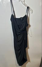 Load image into Gallery viewer, Forever 21 Womens Gray Sleeveless Cowl Neck Side Ruched Bodycon Dress Size Small
