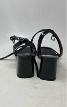 Load image into Gallery viewer, Calvin Klein Womens Hemina Black Leather Buckle Open Toe Strappy Heels Size 8M
