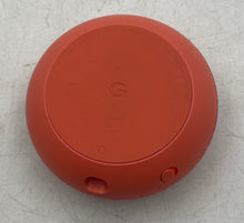 Load image into Gallery viewer, Google Home Mini Charcoal Orange Smart Assistant Speaker W/ Adapter Not Tested
