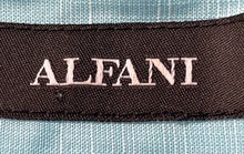 Load image into Gallery viewer, Alfani Mens Turquoise Long Sleeve Collared Pockets Button-Up Shirt Size L
