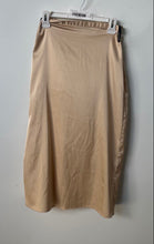 Load image into Gallery viewer, Forever 21 Womens Gold-Tone Flat Front Long Maxi Skirt Size Small
