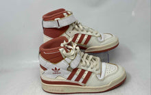 Load image into Gallery viewer, Adidas Womens Forum 84 High White Orange Adjustable Strap Sneaker Shoes Size 7
