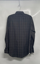 Load image into Gallery viewer, Calvin Klein Mens Brown Printed Long Sleeve Collared Dress Shirt Size XL

