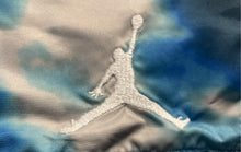 Load image into Gallery viewer, Air Jordan Boys Blue Tie-Dye Elastic Waist Drawstring Basketball Shorts Size M
