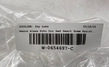 Load image into Gallery viewer, Amazon Alexa Echo Dot Red Smart Home Assistant Speaker Not Tested
