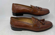 Load image into Gallery viewer, Johnston &amp; Murphy Mens Brown Leather Tasseled Slip-On Loafer Shoes Size 13 M
