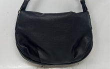 Load image into Gallery viewer, Mango Touch Womens Black Pebbled Faux Leather Adjustable Strap Crossbody Handbag
