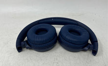 Load image into Gallery viewer, JBL Tune JBLT510BT Pure Bass Blue On-Ear Bluetooth Wireless Headphones Untested
