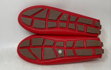 Load image into Gallery viewer, Anne Klein Womens Red Leather Iflex Moc Toe Slip-On Loafer Shoes Size 7.5M

