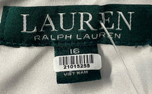 Load image into Gallery viewer, Lauren Ralph Lauren Womens White Polka Dots Ruffle Back-Zip Sheath Dress Size 16
