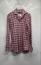 Load image into Gallery viewer, Hugo Boss Mens Red And White Plaid Slim Fit Long Sleeve Dress Shirt Size 15

