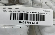 Load image into Gallery viewer, Nike Mens Air Jordan 1 Low White Low Top Lace-Up Sneaker Shoes Size EUR 40
