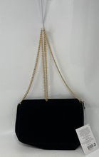 Load image into Gallery viewer, Jimmy Choo Parfums Womens Black Glitter Chain Strap Clutch Crossbody Purse
