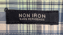 Load image into Gallery viewer, Tommy Hilfiger Mens Blue Plaid Custom Fit Long Sleeve Button-Up Shirt Size L
