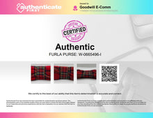 Load image into Gallery viewer, Authentic Furla Womens Multicolor Plaid Inner Pockets Clutch Purse Stained
