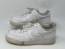 Load image into Gallery viewer, Authentic Nike Womens Air Force 1 Low '07 White Sneakers Shoes Size 8.5 Stained
