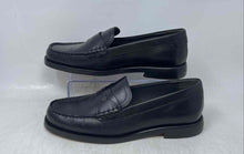 Load image into Gallery viewer, Franco Sarto Womens Yulisa Black Leather Moc Toe Slip-On Loafer Shoes Size 8.5M
