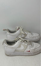 Load image into Gallery viewer, Nike Mens Air Force 1 '07 FZ7187-100 White Leather Sneakers Shoes Size 10

