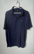 Load image into Gallery viewer, Hugo Boss Mens Blue Cotton Mercerised Responsible Golf Polo Shirt Size XL
