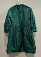 Load image into Gallery viewer, Zara Womens Green 3/4 Sleeve Tiered V-Neck Short Mini Dress Size XS
