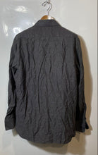 Load image into Gallery viewer, Authentic Christian Dior Mens Dark Gray Striped Dress Shirt Size EUR 40
